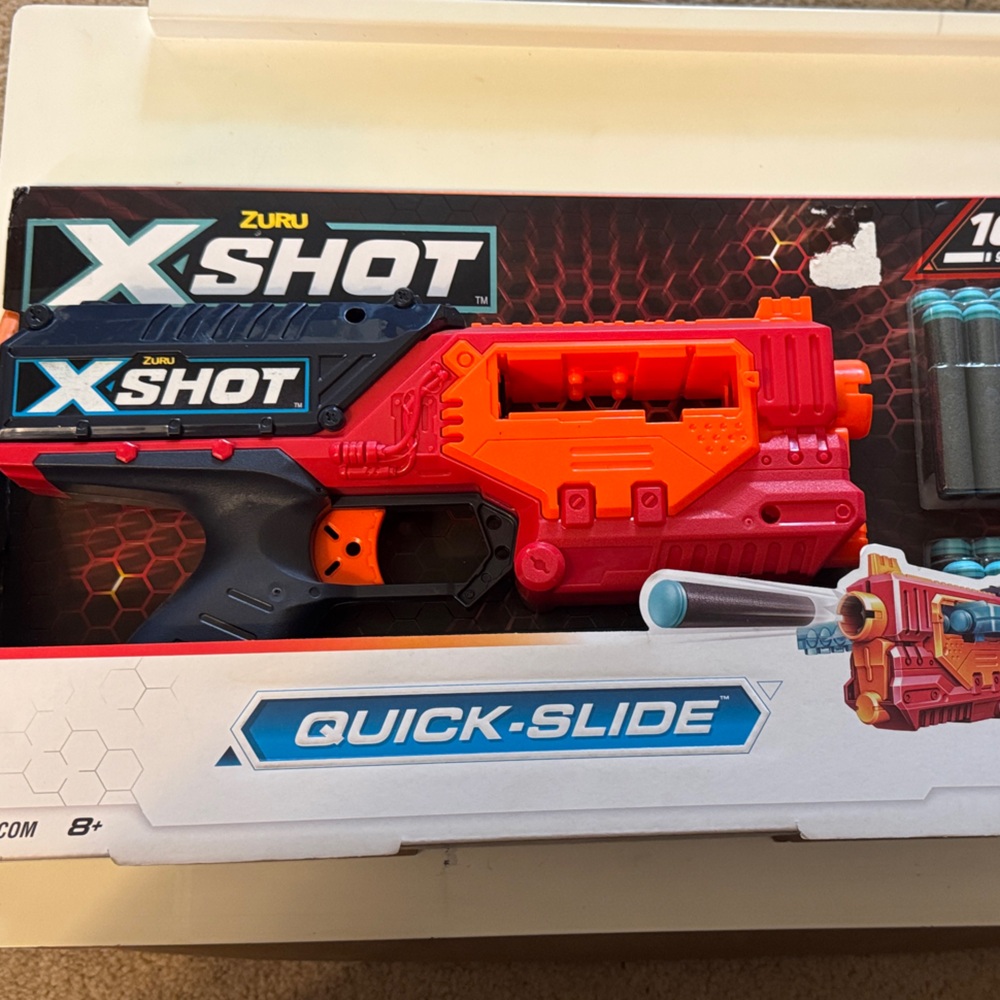 Zuru X-Shot Quick-Slide Blaster - Orange and Black